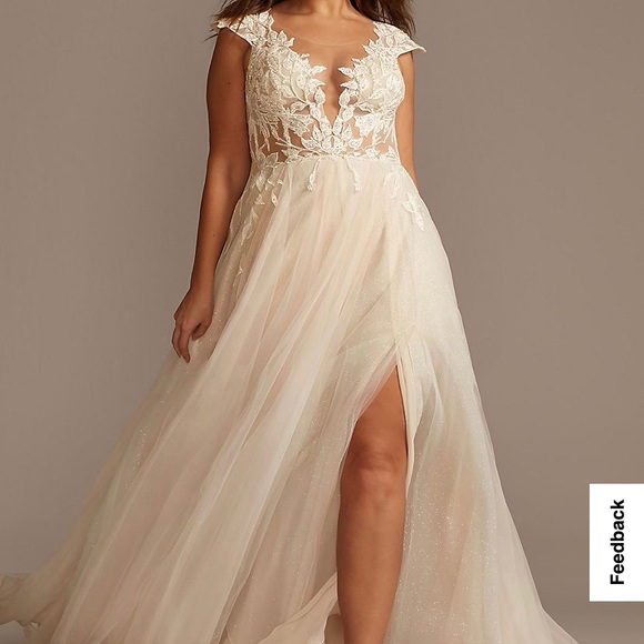 Brand New Wedding Dress from David’s Bridal. - Picture 3 of 6